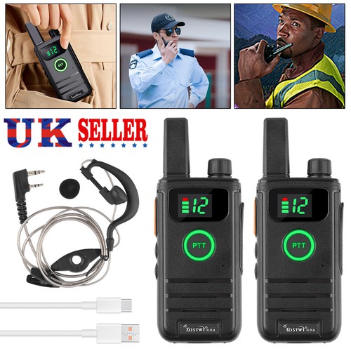2pc led mini - walkie, talkie