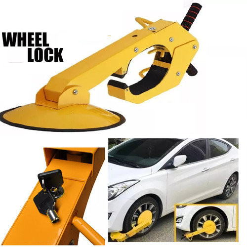 Heavy duty steel wheel clamp - steel,