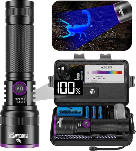 Shadowhawk 365nm torch with - 365nm, uv