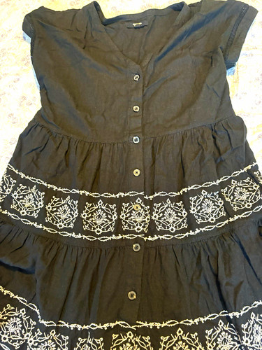 Next black linen midi line - black,