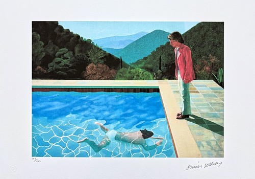 David hockney portrait - david,