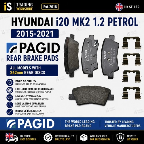 Rear brake pads - pads, pagid