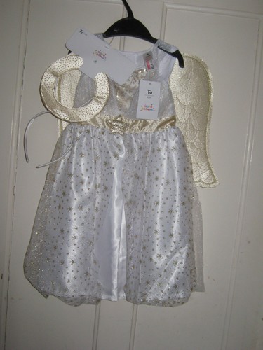 Girls angel fancy dress - girls,
