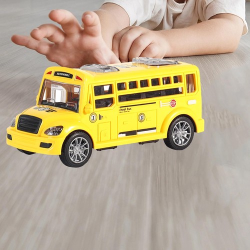 School bus model toy - bus, openable