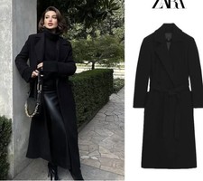 Zara Wool Blend BELTED Coat