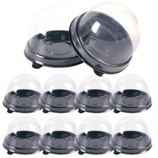 50Pcs Clear Mini Cupcake Boxes