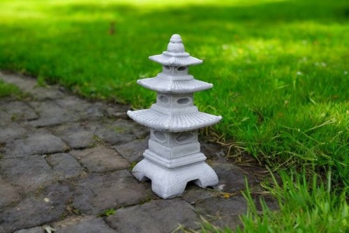 Japanese pagoda garden statue - japanese,