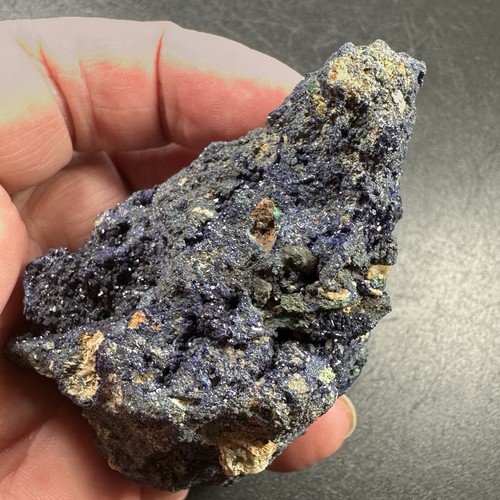 Azurite crystals matrix - azurite,