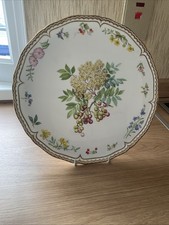 Royal Worcester Sandringham floral cake platter