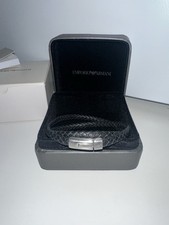 Mens Armani Double Wrap Black