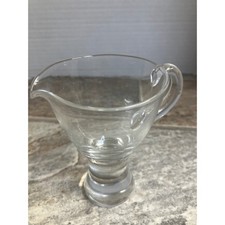 Clear Glass Mini Creamer