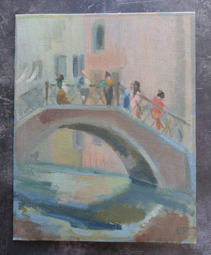 Venice sketch oil - sketch,