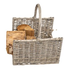 Greywash Willow Log Basket