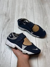 Nike Air Rift Trainers Sandals Shoes Navy Blue Mesh Womens  Size UK 5.5 EU 38