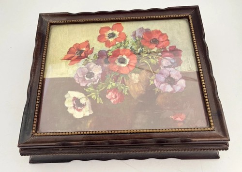 Vintage wood dresser jewelry - vintage,