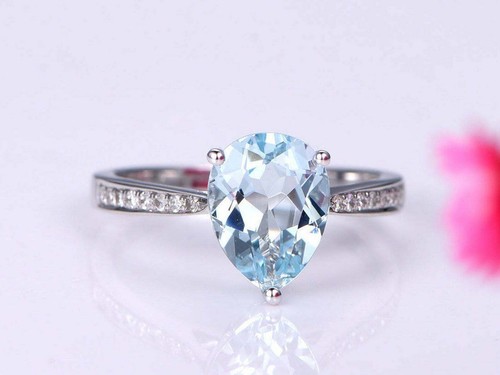 5ct lab created aquamarine - 1.5ct, lab-created