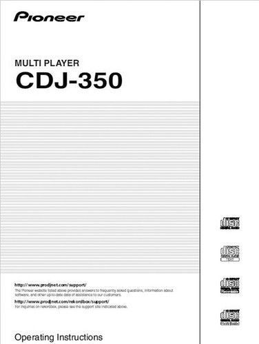Pioneer cdj 350 player - pioneer, cd