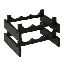 6 Bottle Dakota Wine Rack Solid Oak,14" x 9.875" x 10.75"