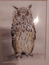ORIGINAL sketch drawing OWL