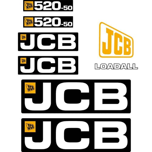 Jcb 520 decals repro - jcb, 520-50