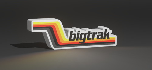 Bigtrak retro logo - logo, usb