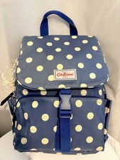 Cath Kidston navy polka dot