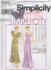 Simplicity Sewing Pattern 8643