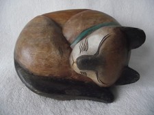 VINTAGE VERY LARGE CARVED