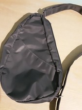 healthy back bag sling in slate nylon