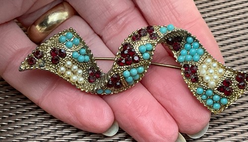 Vintage capri brooch - capri, 1955