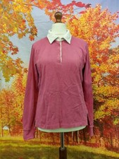 Musto pink red 100% cotton Rugby Shirt. UK women's size 14