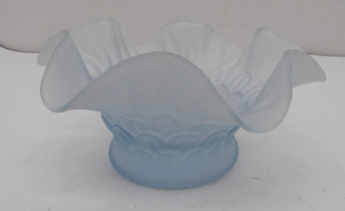 Vintage blue satin glass - blue,
