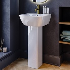 450mm Full Pedestal Cloakroom
