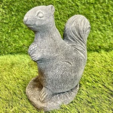 Concrete Squirrel With Nut
