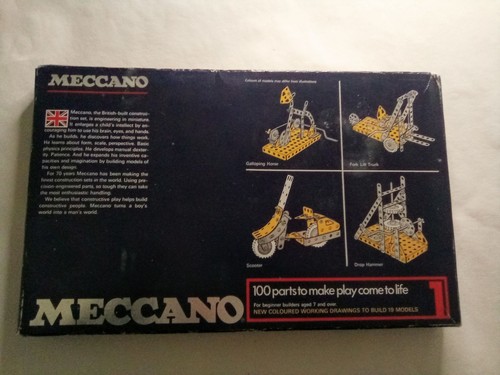 Meccano set excellent - no., 1