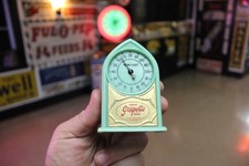 SCARCE 1930s GRAPETTE SODA BAKELITE THERMOMETER DASHBOARD SIGN CATHEDRAL GRAPE