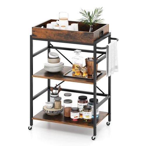 Tier bar cart industrial - bar,