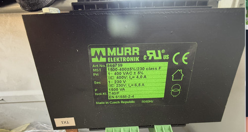 Murr 866759 isolation - murr,