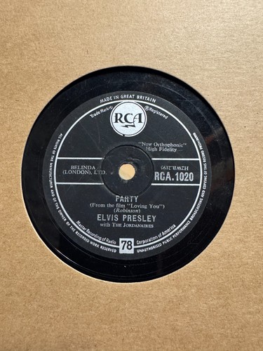78rpm rock roll elvis - 78rpm,, n