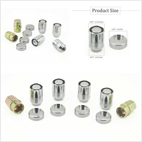 M12x1 wheel lock lug nut - 4x,