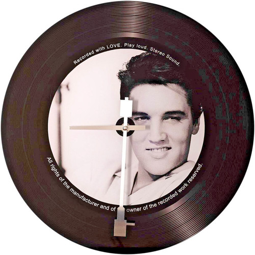 Elvis presley icon wall - wall, clock