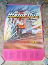 Original Large (100cm X 69cm) 1984 'Status Quo : End Of The Road Tour' Poster.