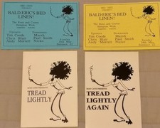 Rave Flyers Mad Cat Presents 1990s Tread Lightly Original Flyers Bundle Job Lot