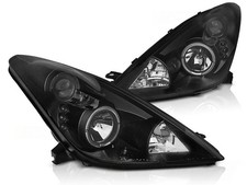 Black H7 Halogen Headlights