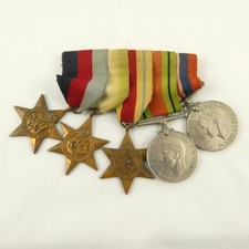 WW2 Medal Group x5 1939-45