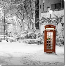 Doodlecards Christmas Card Red