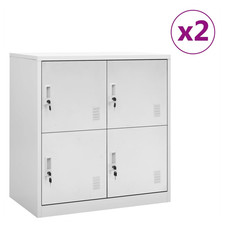 Locker Cabinet 4-Door Light