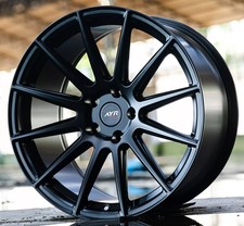 18" Black Ayr 02 Alloy Wheels For Vw Fox Golf Mk4 Polo T-Cross Taigo 5x100