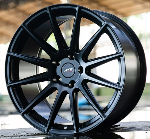 Black ayr alloy wheels - 18",