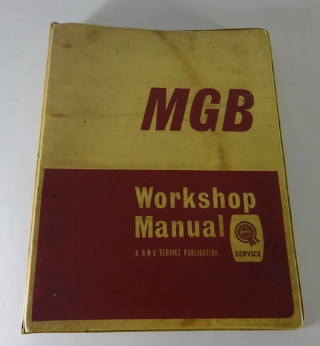 Workshop manual mgb - mg, b
